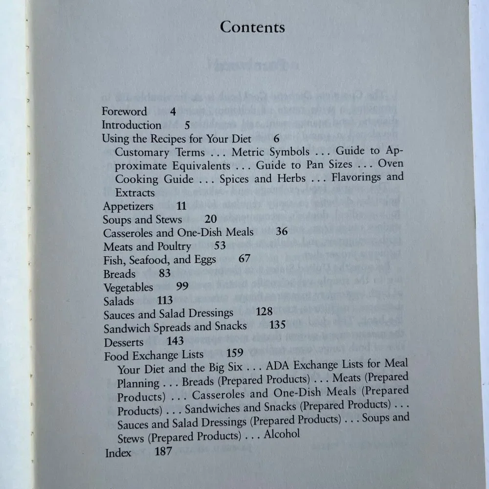 Vintage 1990 Cookbook The Complete Diabetic Cookbook Paperback